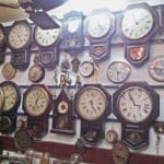 The hobby of antique clock collecting